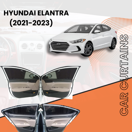 Hyundai Elantra 6th Car Curtains (2021/2023)