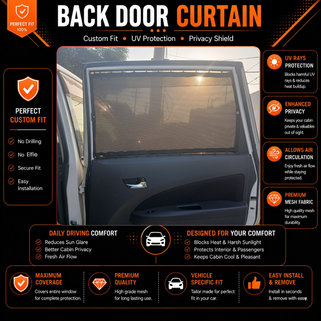 Daihatsu Move Gen4 (2006 - 2010) Car Curtains