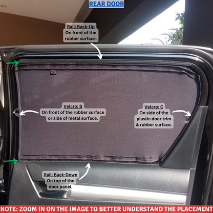 Toyota Hilux 8th (Revo) Car Curtains (2016/2024)