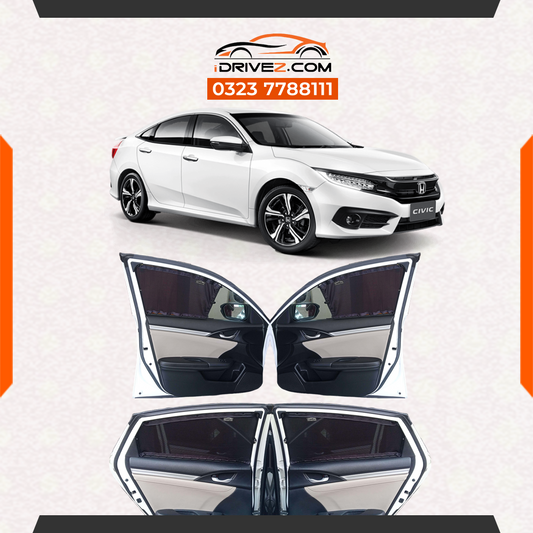 Honda Civic 10th Car Curtains (2016/2021)