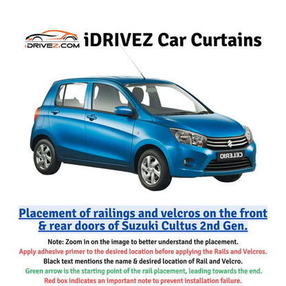 Suzuki Cultus 4th Car Curtains (2017/2023)