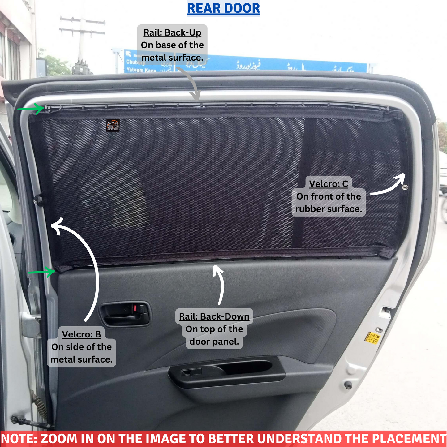 Suzuki Cultus 2nd Car Curtains (2000/2016)