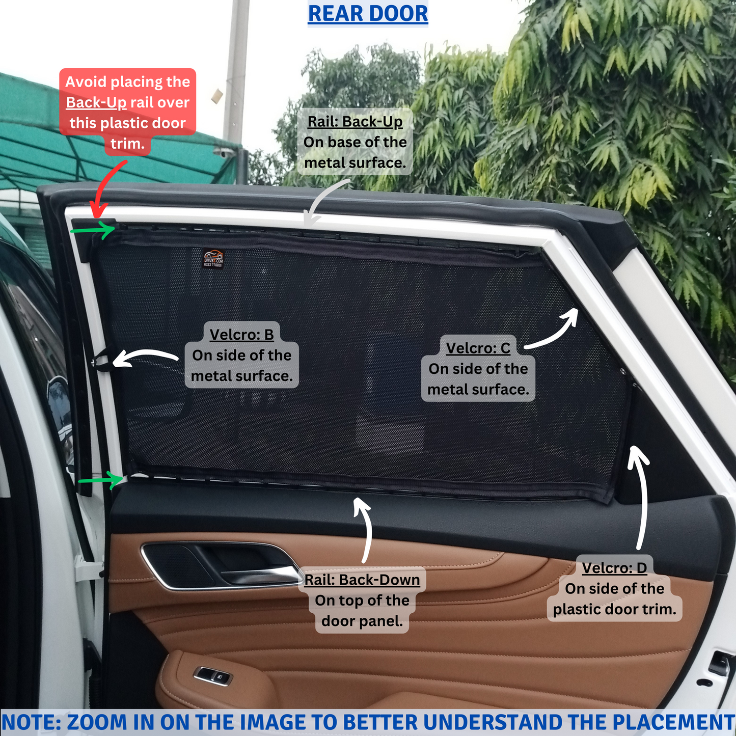 MG HS 1st Car Curtains (2021/2024)