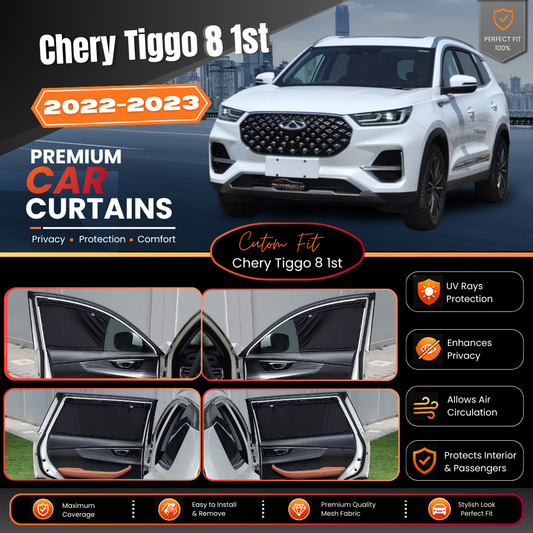 Chery Tiggo 8 1st Car Curtains (2022/2023)