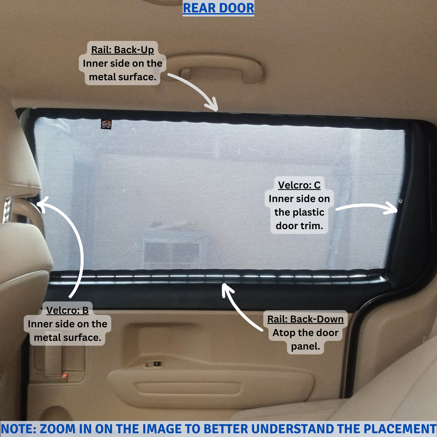 Kia Carnival 1st Car Curtains (2018/2022)