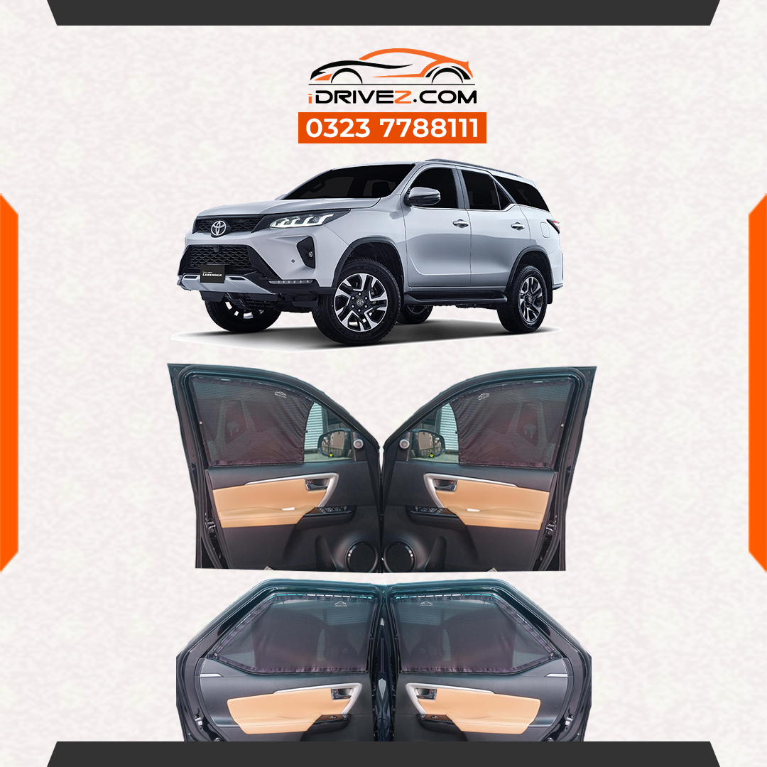 Toyota Fortuner 2nd Car Curtains (2017/2024)