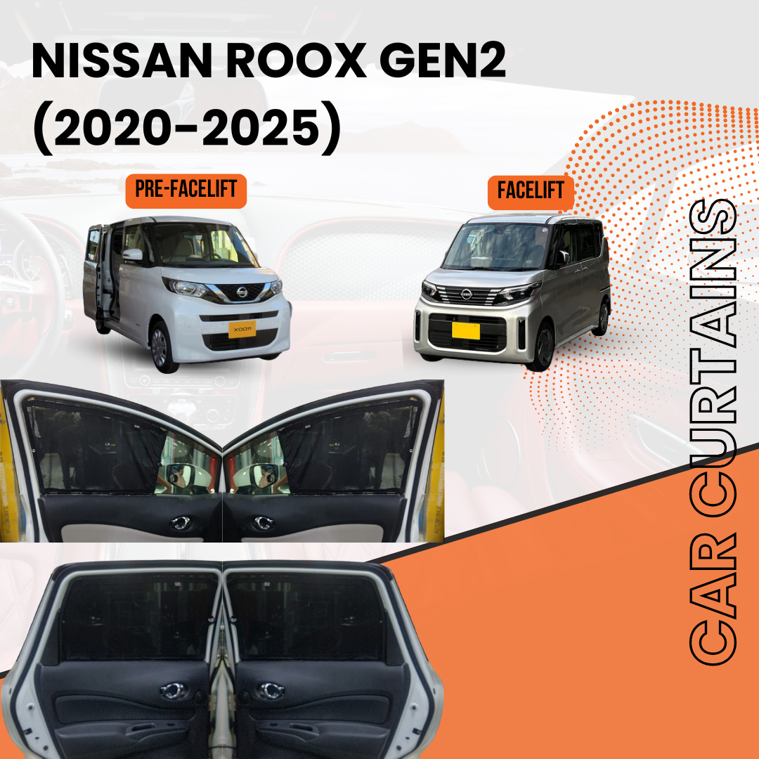 NISSAN Roox 3rd 2021/2025 Car Curtains