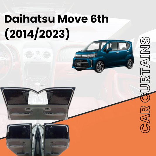 Daihatsu Move 6th Car Curtains (2014/2023)