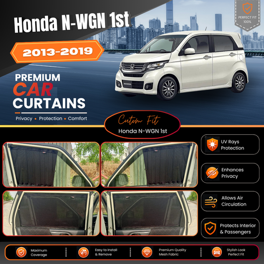 Honda N-WGN 1st Car Curtains (2013/2019)