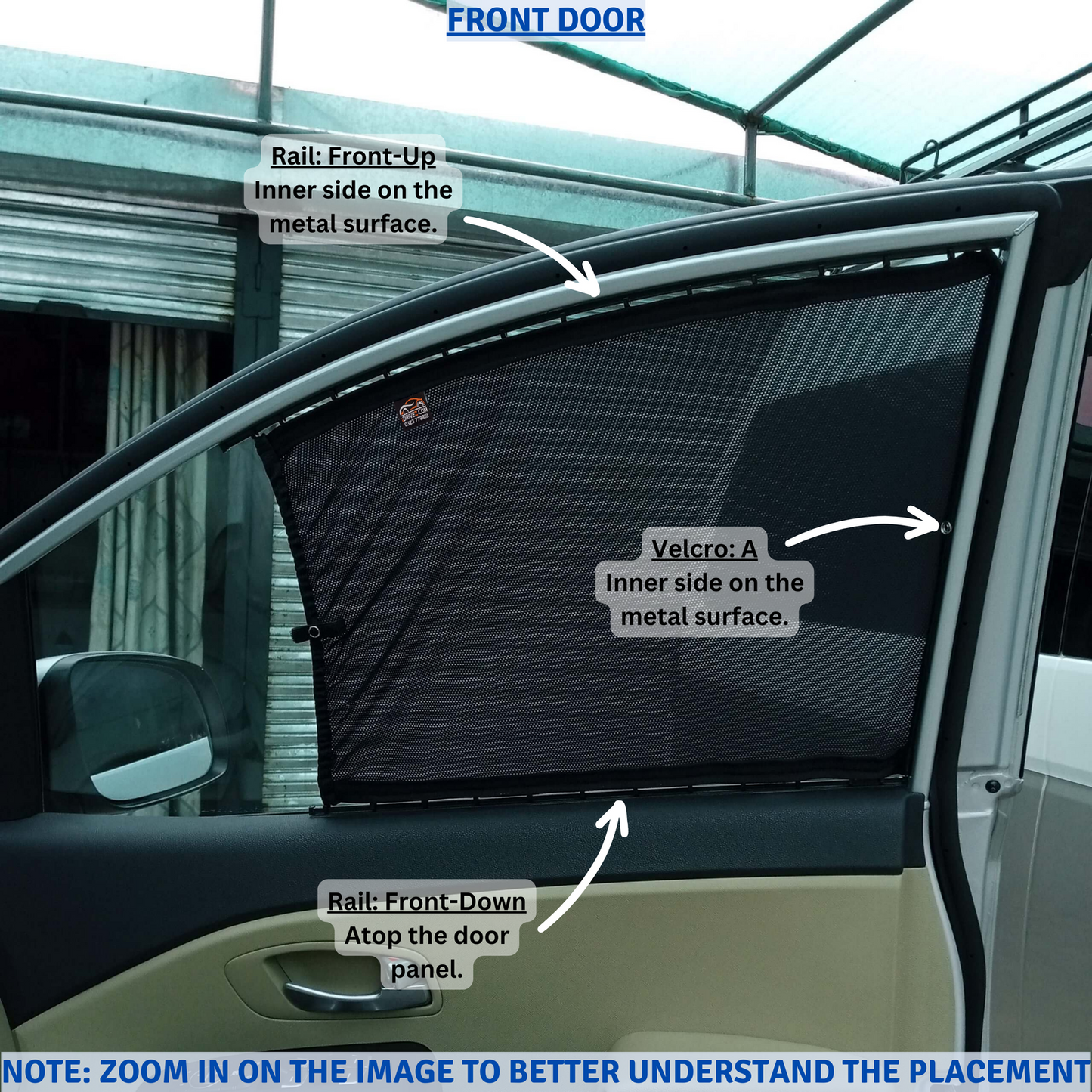 Kia Carnival 1st Car Curtains (2018/2022)