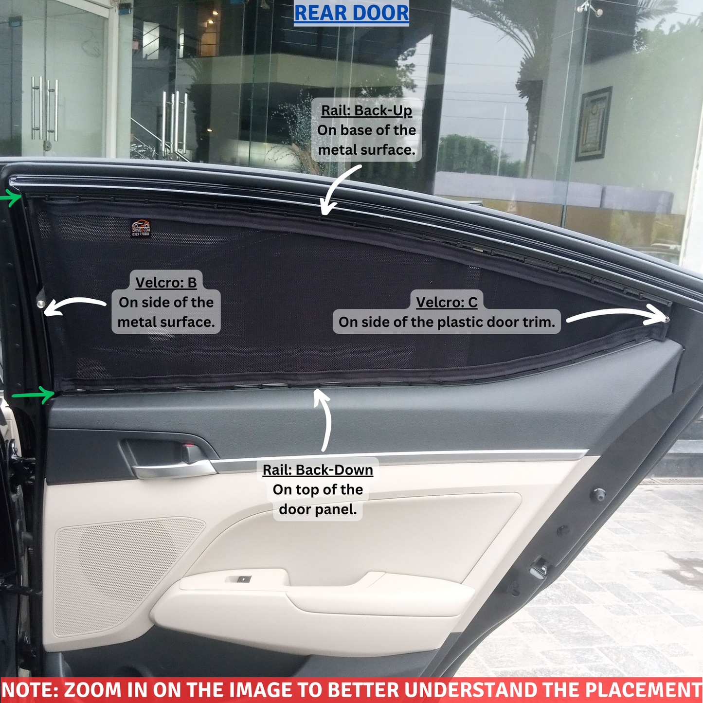 Hyundai Elantra 6th Car Curtains (2017/2024)