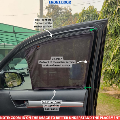 Toyota Hilux 8th (Revo) Car Curtains (2016/2024)